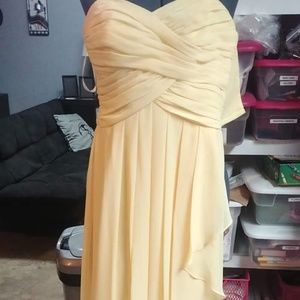 David's Bridal Strapless dress